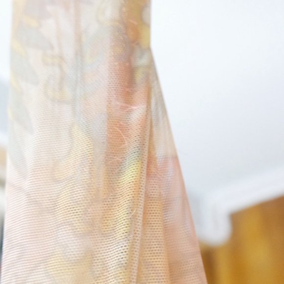 Vintage Y2K Harley Davidson Tan Cream Tee with Tattoo Sleeve Mesh Large - Picture 12 of 13